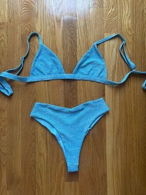 Skatie Blue Jean Bikini Set